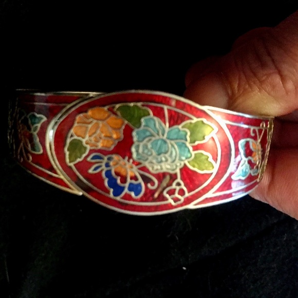 Enamelled Bangle - Picture 1 of 8